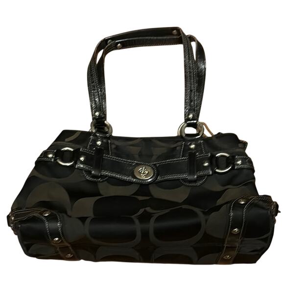 Coach Black Shoulder Bag - Picture 1 of 15